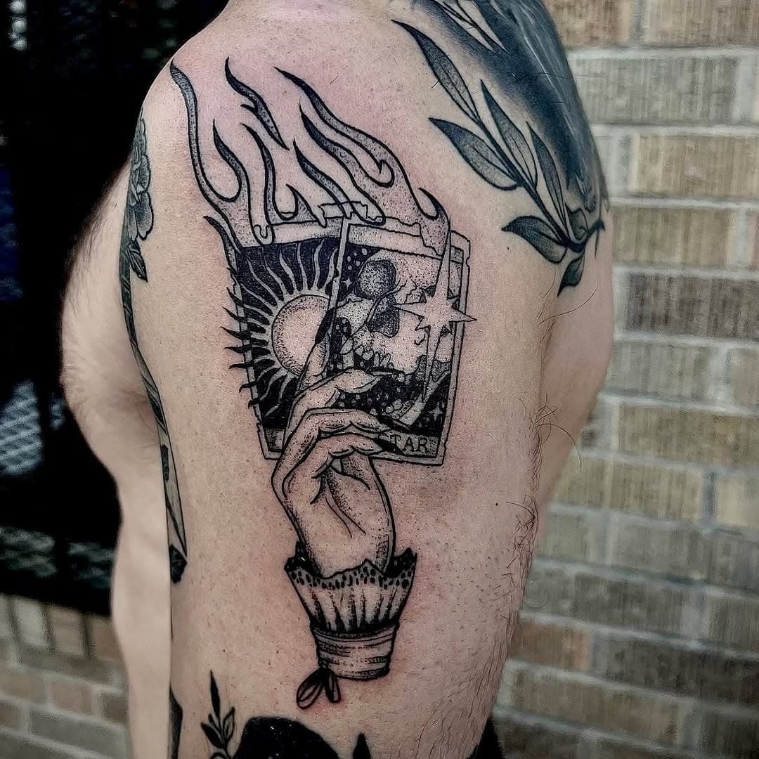 @angietack.tattoos  @angietack.tattoos @angietack.tattoos 

#oldlarimerstreettattoo #tattoos #tarotcards #denver #colorado