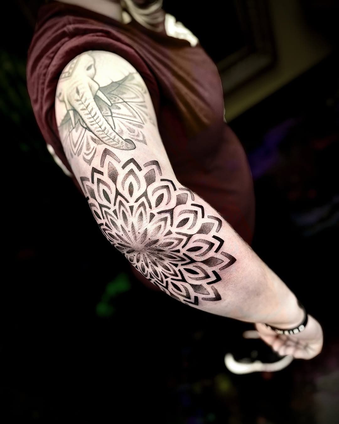 Elbow Mandala done last week, thank you Jessica !!🙌🏼💯