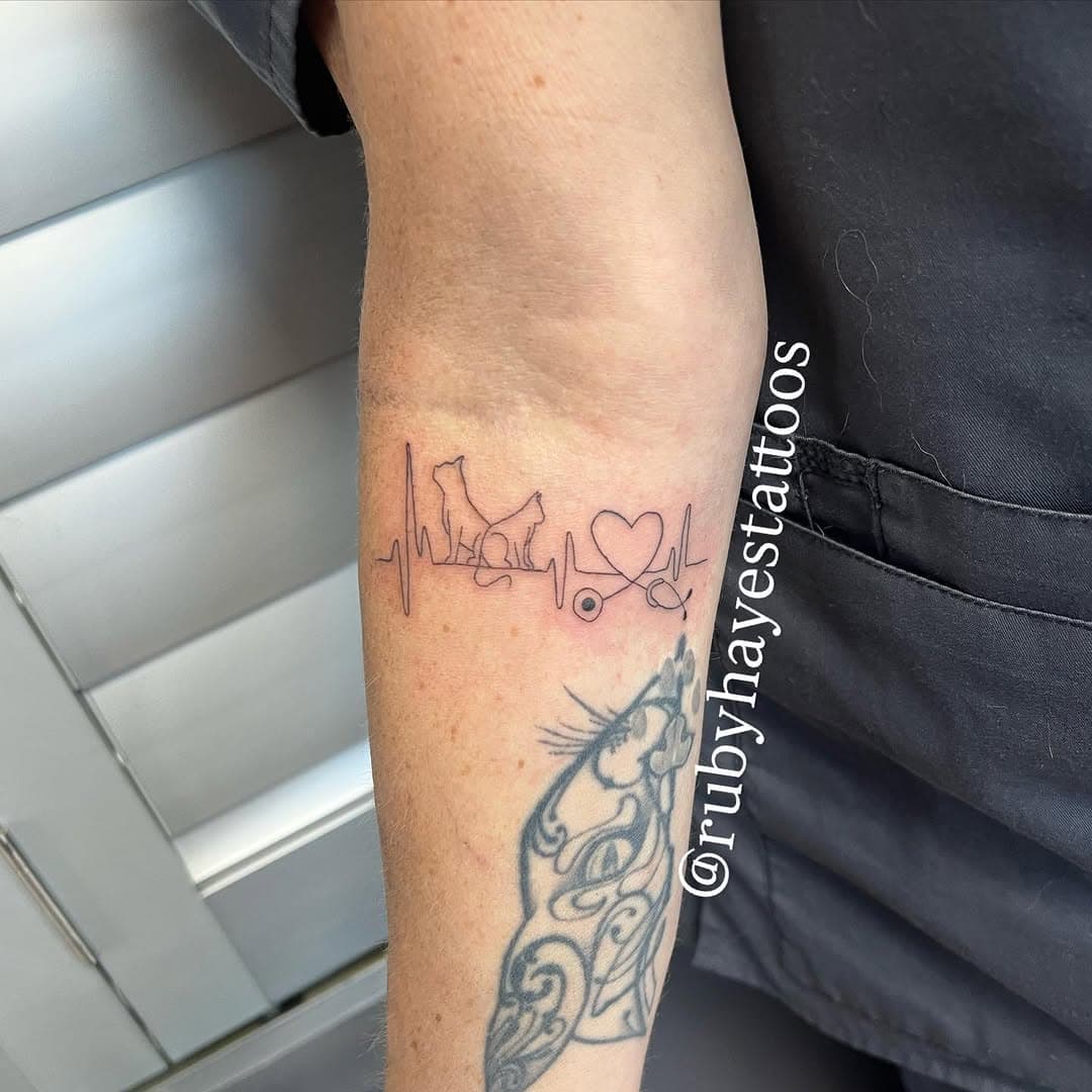 Definitely what a Vets Nurse heart looks like ♥️ 🐶 🐱 @rubyhayestattoos #purplehazetattoos #purplehazetattoosbeaconsfield #tattoos #tattooideas #rubyhayestattoos #beaconsfieldtatoos #tatts #purplehazetattoos #purplehazetattoosbeaconsfield #tattoos #tattooideas #rubyhayestattoos #beaconsfieldtatoos #tatts #vetnurse #vettattoo #dogtattoo #cattattoo