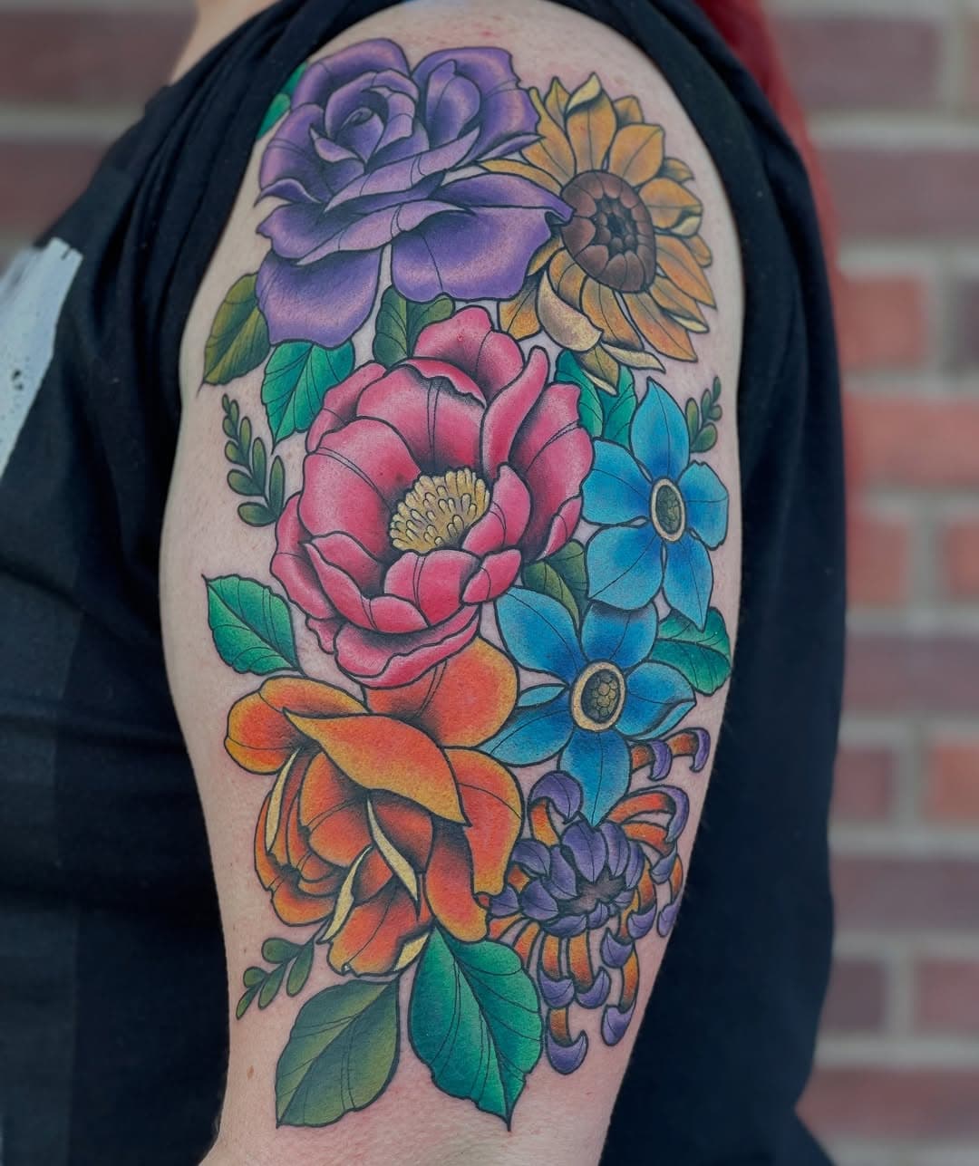 Floral half sleeve done in one session. I am now booking March and April here at @lotustattoohemet in Hemet. Email me for any inquiries: James.lotustattoo@gmail.com Of course, I only used the best supplies for this tattoo: #starbritecolors #starbriteink 
#starbriteproteam #tommysupplies #electrum #electrumsupply #electrumproteam #hustlebutterdeluxe #hustlebutterproteam #youcantknockthehustle #tatsoul #tatsoulproteam #envyneedles #envycartridges #jetblacksupply #criticaltattoo #criticaltorque  #lotustattoohemet 
#floraltattoo #flowertattoos #halfsleevetattoo