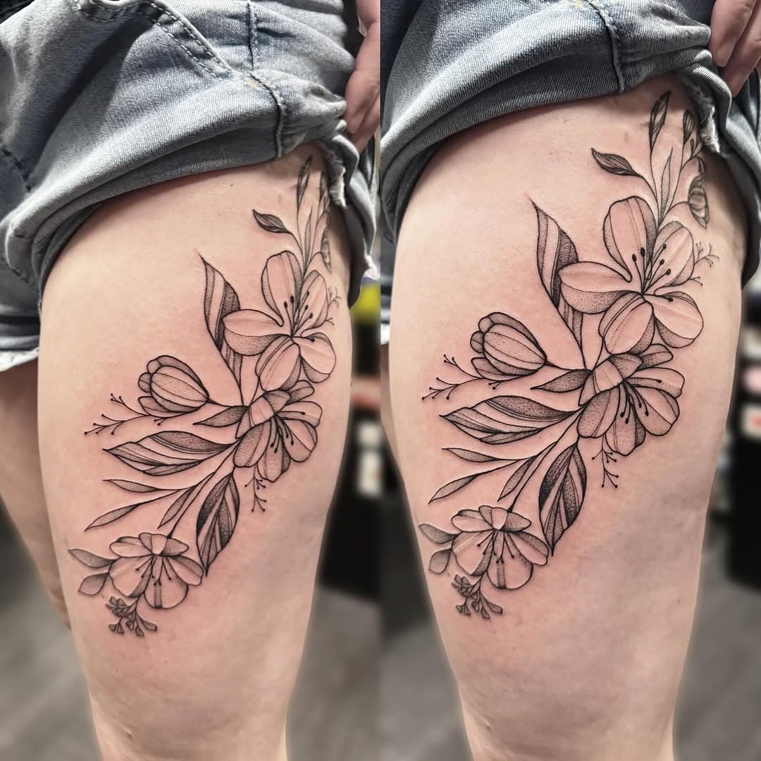I had so much fun doing this beautiful Hawthorne piece! 🌸