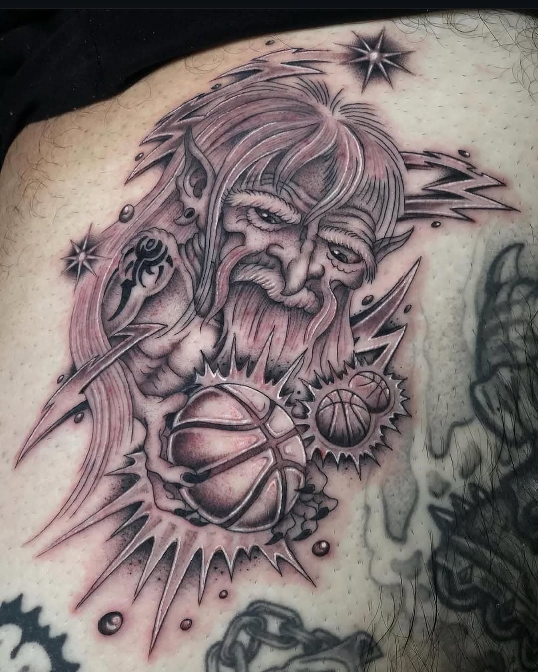 Jack Rudy inspired gap filler by Vanessa (@vanessacolaianni_tattoo) #ochoplacastattoo #blackandgreytattoo #miamitattooartist