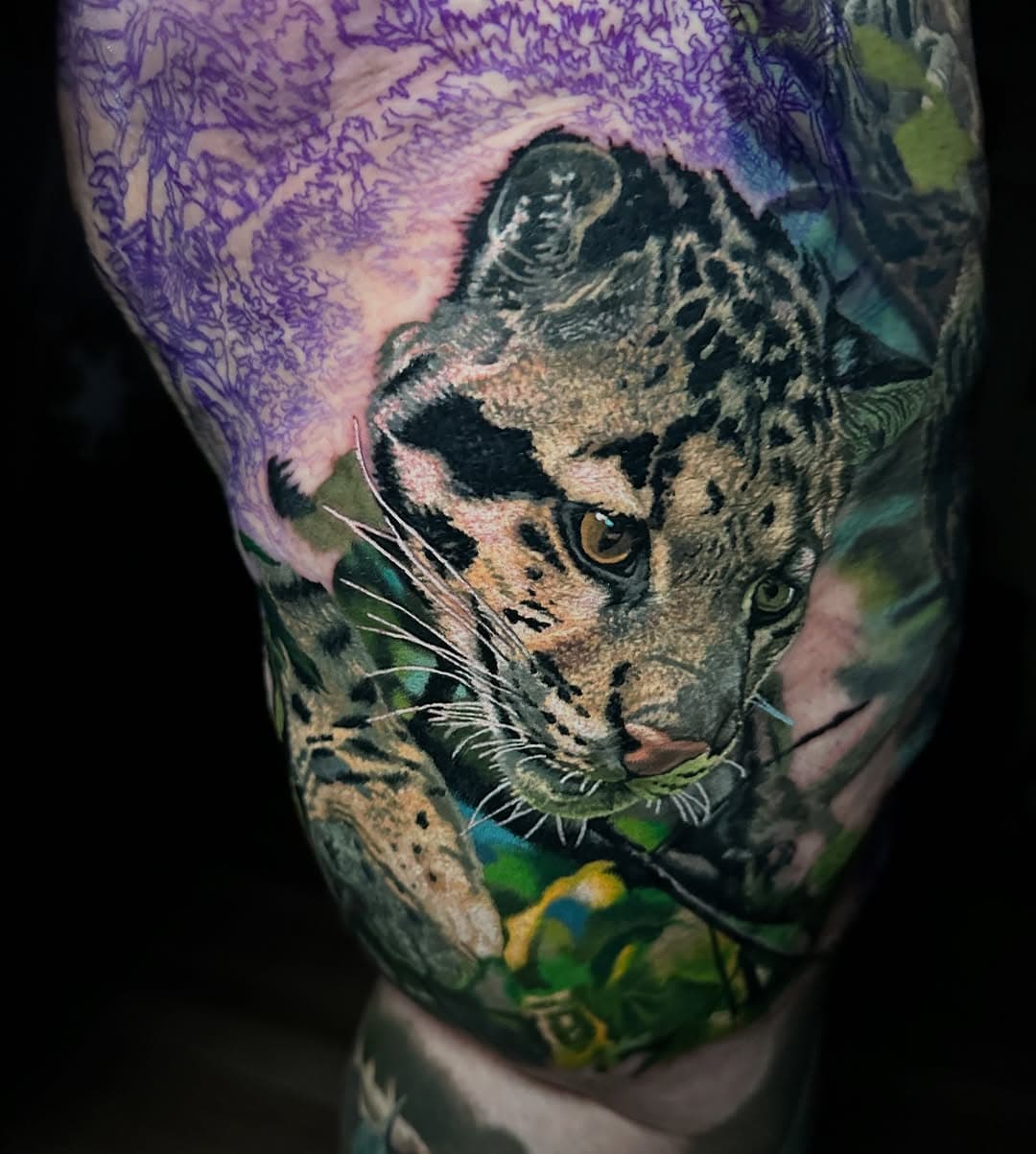 Day one on this clouded leopard! 
Can’t wait to finish today
This is day 2 of 4 total for Jenn, she is one tough cookie! 

To book please email inquiries@stevebutchertattoos.com or send me a DM 

Done using @inkmachines @intenzetattooink @h2oceanproteam @kwadron @tattooarmour_usa @mdwipeoutz @gorillaglove 

#explore #tattoo #tattoos #art #tattoosrt #realism #realistictattoo #realismtattoo #leopard #animaltattoos #animaltattoo