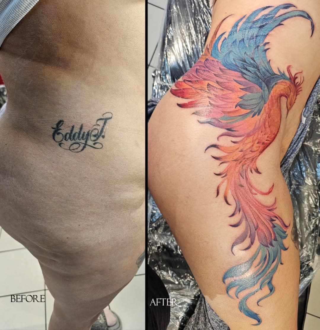 Cover Up Unc. To schedule an appointment, please email your idea or request to visionstattoos@gmail.com Thank you 
#clttattooartist #charlottetattooartist #charlottetattooshop #coverupartistcharlotte #cltink