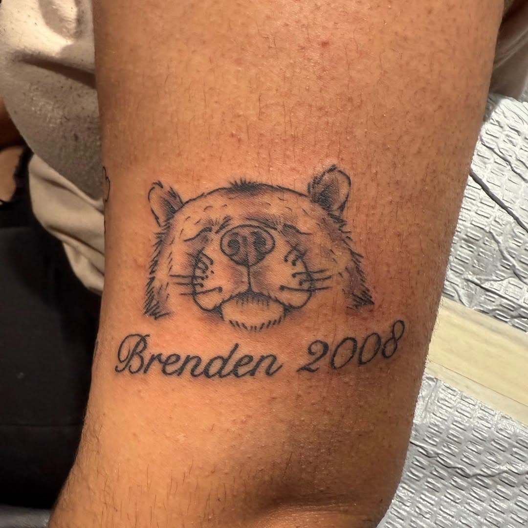Our artist, Tyler had a blast with this tattoo! We have some open chair time today so feel free to stop by.

Tattoo by @goodrich_tattoo
