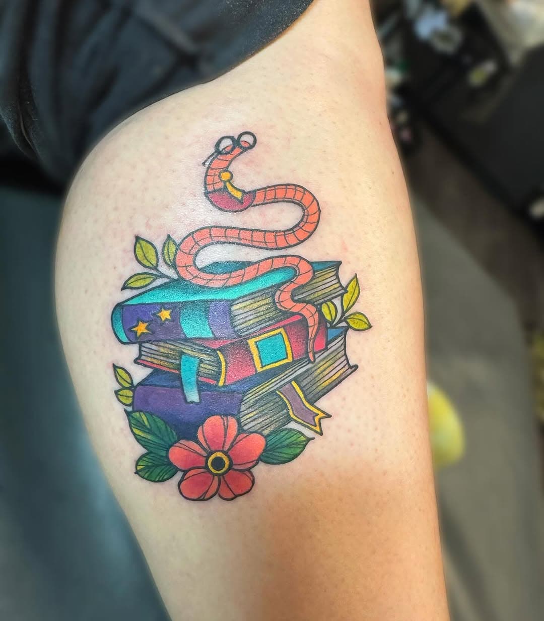 BOOKWORM 🪱 has been adopted! Thank you so much for loving this flash piece as much as I do 💗