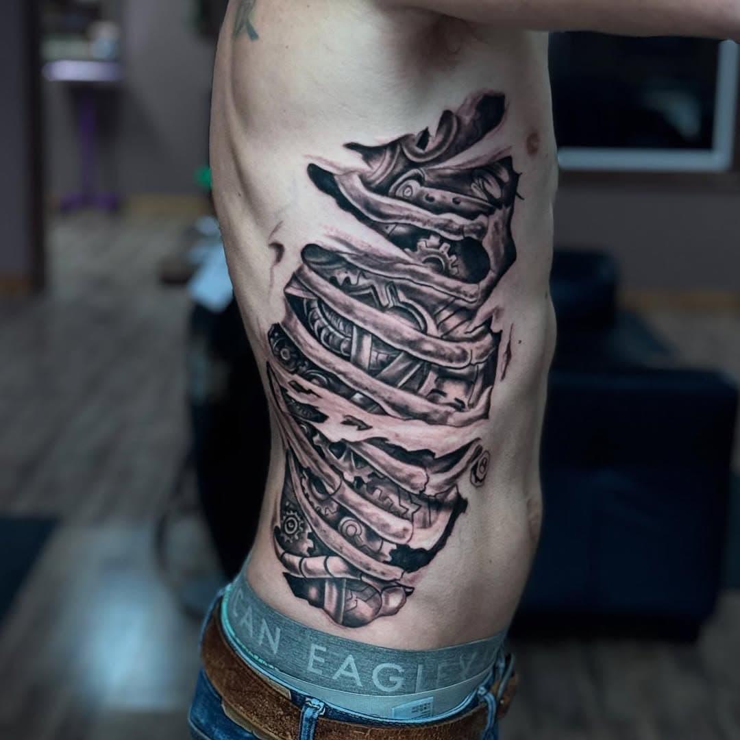 Started this tattoo today. Not quite done . But got a good start