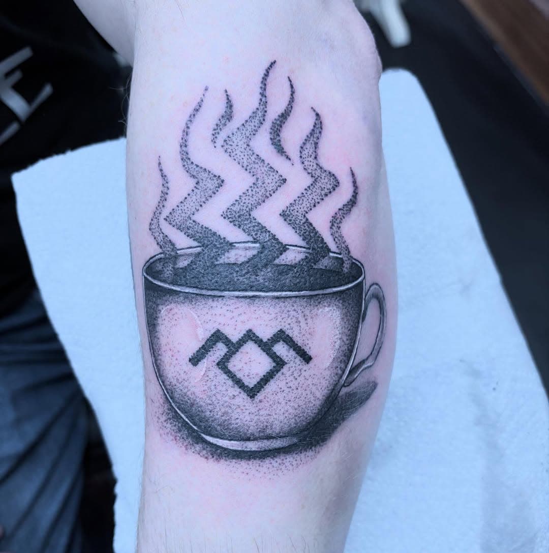 Twin peaks, David Lynch tribute, for Gary from a few weeks back. Was a pleasure thank you ☕️ done @kodamayamatattoo #leeds #leedstattoo