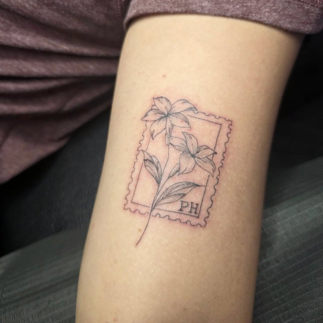 A cutie stamp! 

 #inkdreams #ink #collegestation #texas #brazosvalley #inkedgirls #inkmafia #inklife #aggies #tattoo #tattoos #tattooideas #texastattoo #tattooideas #cstat #aggies #newtattoo #inkedguys #femaleartist #blackandgrey
