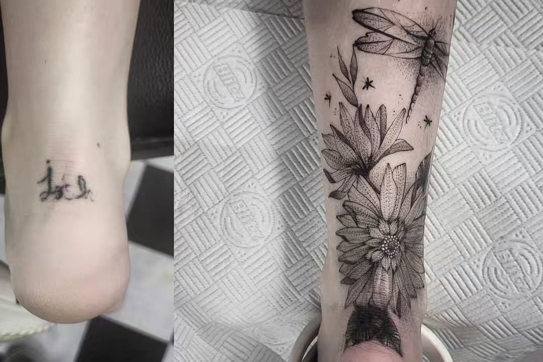 Freehand cover up for megan 😊 well bloody sat spud for a tough little spot!! #blacktattoo #blacktattooart #blackwork #blackworktattoo #blxckinktattoos #blxckink #blkttt #tttsim #inkstinctsubmission #insta_blackwork #iblackwork #btattooing #uktta #ladytattooers #tattoo #tattooartist #art #neko #equilaterra #ezcartridgecouk #uktattoo #uktta #dotworktattoo #mandala #finelinetattoo #coveruptattoo #sunflower #freehand