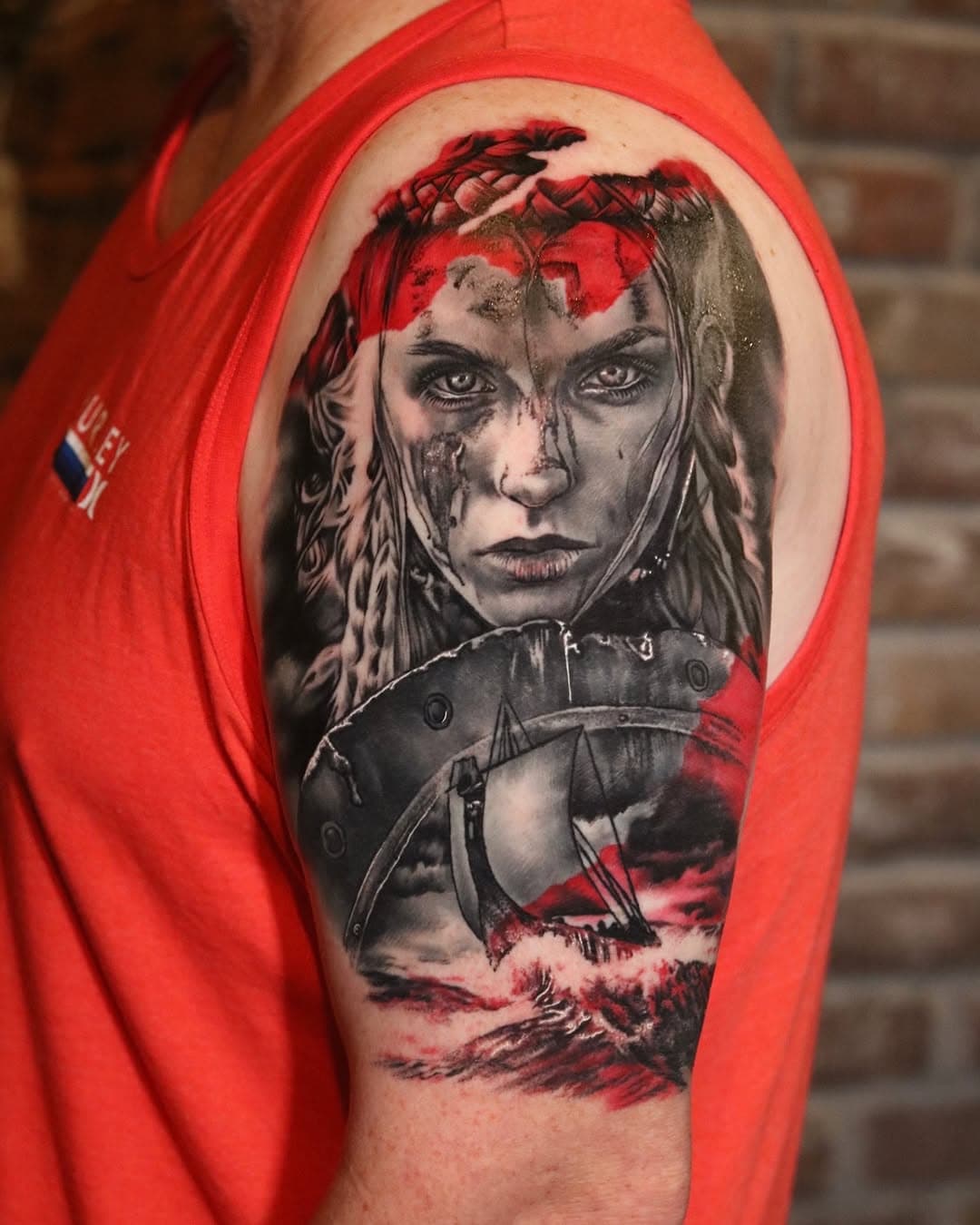 Viking shield maiden pic ver.
 
#vikings #vikingstattoo #vikingtattoo #shield #shieldtattoo #shieldmaidentattoo #vikingshiptattoo #portraittattoo #realismtattoo #portraittattooartist #blackandgreytattoo #realismtattoo #realistictattoo #realismtattooartist #tattooartist #tattooer #vancouvertattooartist #newwestminstertattooshop