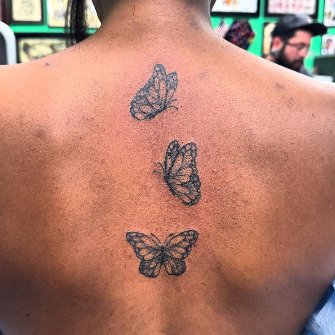 Beautiful margarine moths for a lovely lady the other day. Books always open you’ll never see me with that “books closed” hype bs. I’m always available. Just shoot me a message. And I’m always taking new clients. I even do walk ins in my down time. So get at me. 
#southfloridatattoo
 #ftlauderdaletattoo #westpalmtattoo #deerfieldtattoo #miamitattoo #browardcountytattoo 

#photography #love #art #fashion #music #instagood #photooftheday #reels #travel #model #explore #wedding #explorepage #instagram #makeup #summer #beauty #nature #artist #style #boldwillhold #nofilter #nikthetattooer