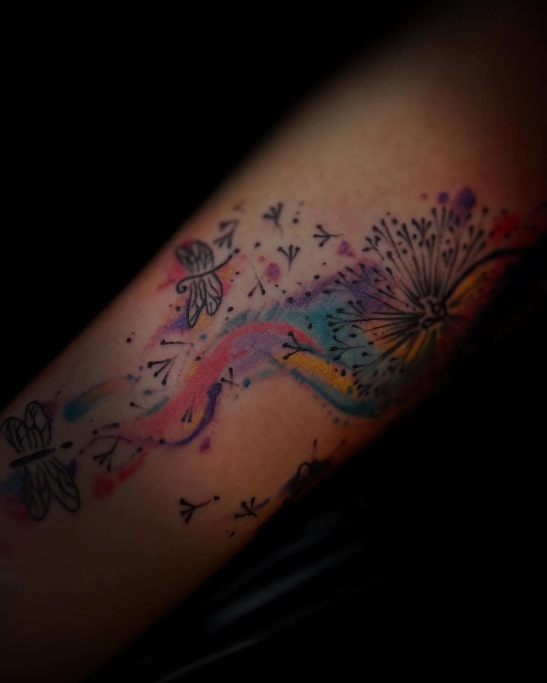 Finding My flow . 🌈✨
Artist: Inki 🧿
-Located : In Springfield Va 📍
-
#explorepage#viral#tattooshop#bodyart
#inkiadore#followthwflow#watercolortattoo#dragonfly
#explorer