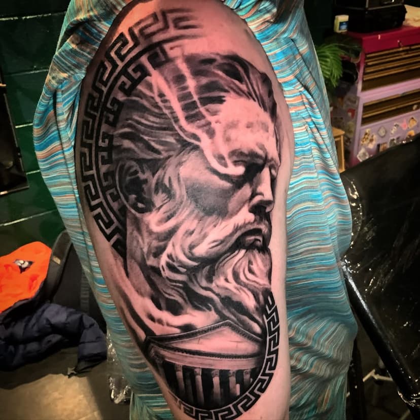 More to a Greek sleeve I’m working on 
@inkdoctortattoo 
#tattoo #tattoos #liverpool #livetpooltattoo #liverpooltattooartist